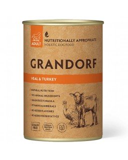 Grandorf Veal & Turkey Вологий корм для собак з м'ясом телятини та індичкою
