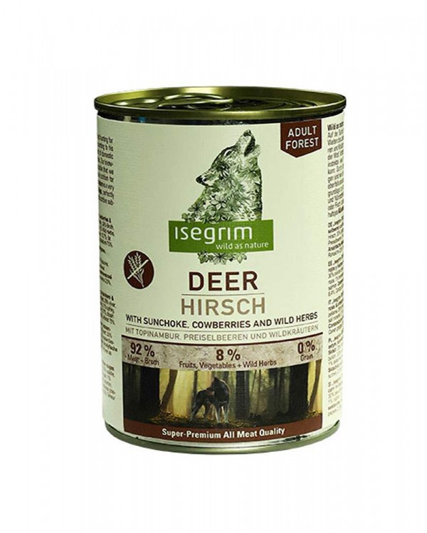 Isegrim Deer with Sunchoke, Cowberries & Wild Herbs