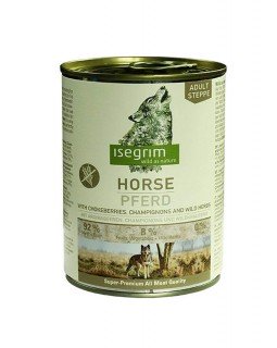 Isegrim Horse pure with Chokeberries, Champignons & Wild Herbs З кониною, чорноплідною горобиною та грибами