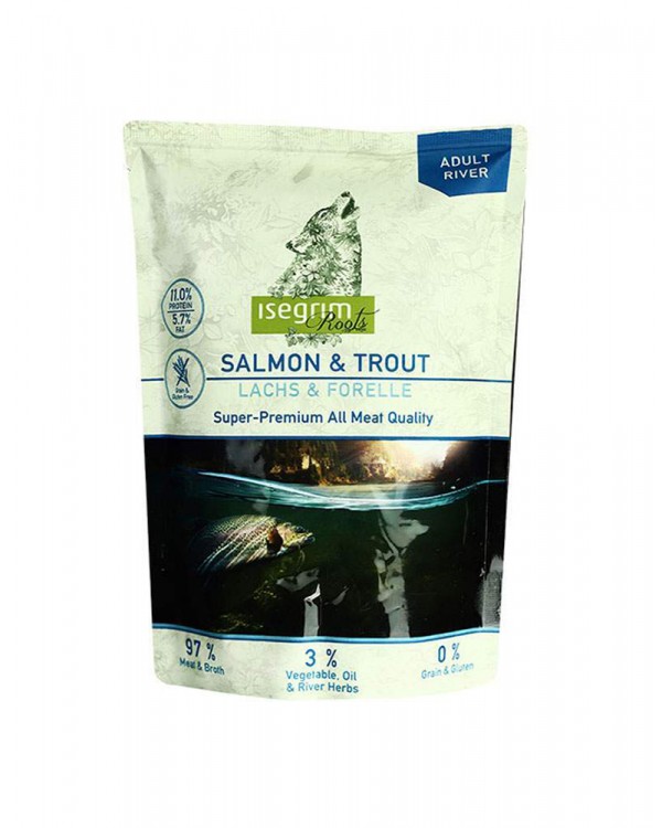 Isegrim Pouch Roots Salmon & Trout З лососем та фореллю Isegrim Pouch Roots Salmon & Trout З лососем та фореллю