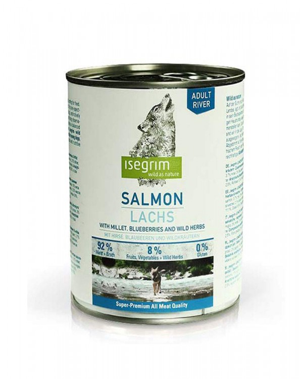 Isegrim Salmon with Millet, Blueberries & Wild Herbs  Зі свіжим лососем та м'ясом домашньої птиці