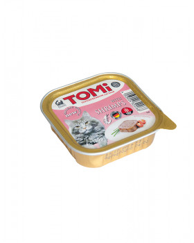 TOMi shrimps Паштет для взрослых котов с креветками, 100 г.