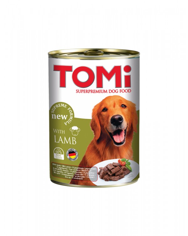 TOMi lamb консерва для собак с ягненком 