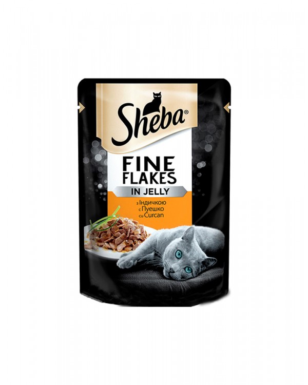 Sheba Для взрослых кошек с индейкой в желе Sheba Для взрослых кошек с индейкой в желе