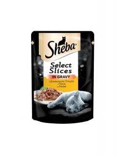 Sheba Для взрослых кошек с домашней птицей в соусе