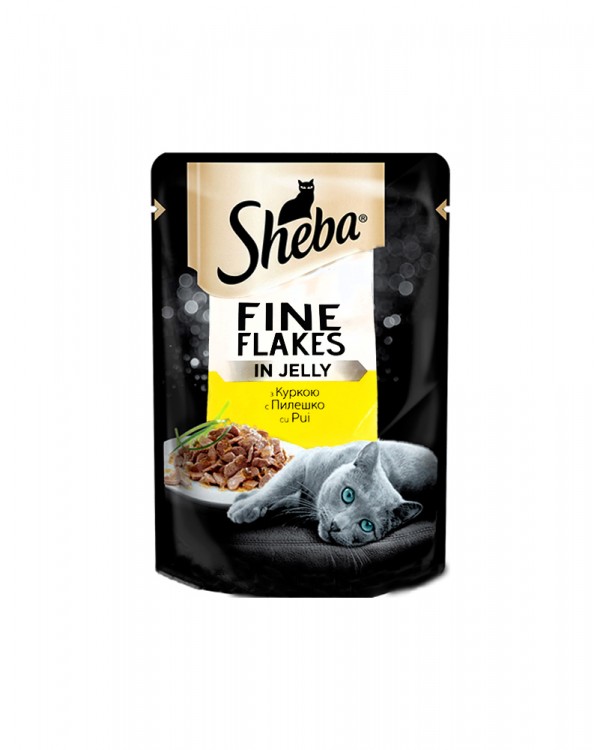 Sheba Для взрослых кошек с курицей в желе