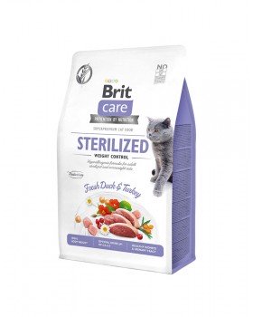 Brit Care Cat Grain Free Sterilized & Weight Control сухий корм для стерилізованих кішок із зайвою вагою