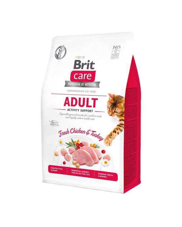 Brit Care Cat GF Adult Activity Support сухий корм для дорослих кішок Brit Care Cat GF Adult Activity Support сухий корм для дорослих кішок