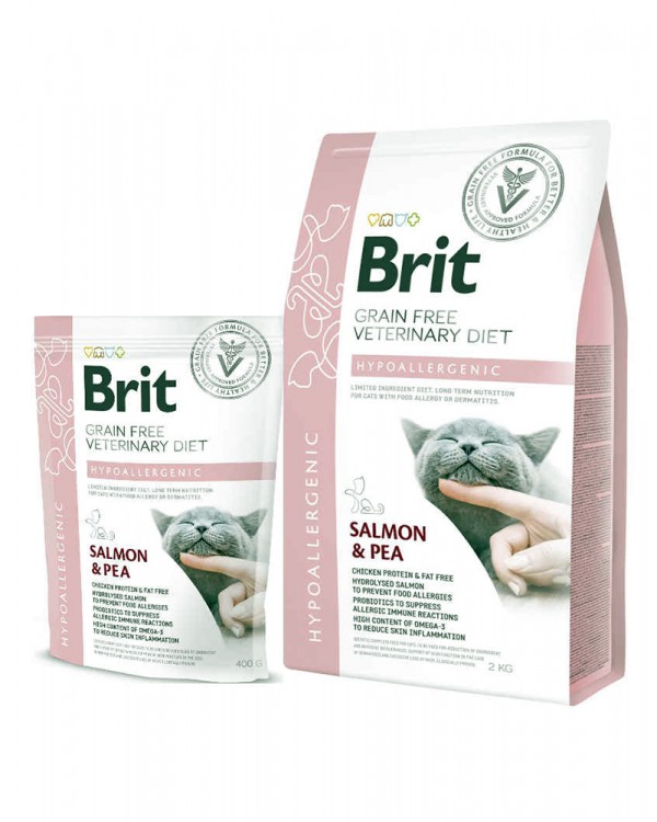 Brit GF Veterinary Diets Cat Hypoallergenic корм для кошек при пищевой аллергии
