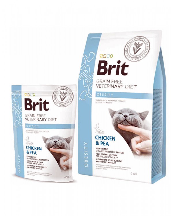 Brit GF Veterinary Diets Cat Obesity корм для кошек при избыточном весе