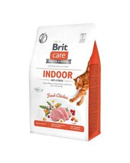 Brit Care Cat GF Indoor Anti-stress сухий корм для дорослих кішок