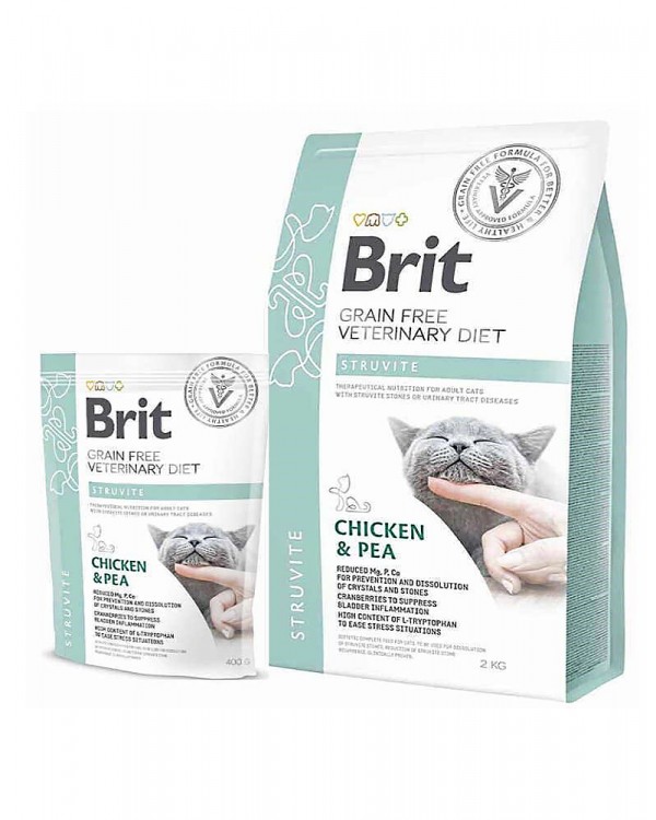 Brit GF Veterinary Diets Cat Struvite корм для кошек при заболеваниях мочевыводящих путей