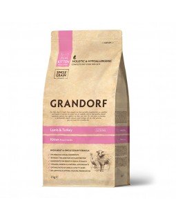Grandorf Lamb&Brown Rice Kitten - Грандорф Сухий корм з ягням та бурим рисом для кошенят Grandorf Lamb&Brown Rice Kitten - Грандорф Сухий корм з ягням та бурим рисом для кошенят