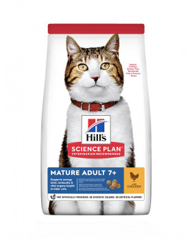 Hill's Science Plan Mature Adult 7+ Active Longevity корм для кішок з куркою