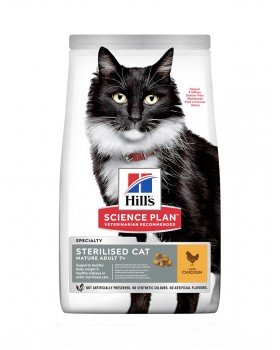 Hill's Science Plan Mature Adult 7+ Sterilised Cat корм для кішок з куркою