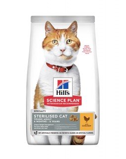Hill's Science Plan Young Adult Sterilised Cat корм для кішок з куркою