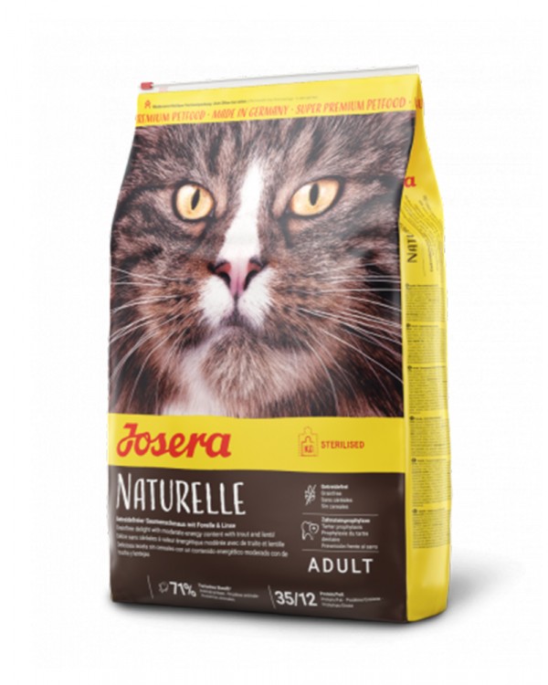 Josera Naturelle Sterelised беззерновой корм для котів з фореллю Josera Naturelle Sterelised беззерновой корм для котів з фореллю