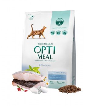 OptiMeal Для дорослих котів з високим вмістом тріски