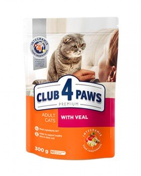 Клуб 4 Лапи Premium with Veal для дорослих кішок з телятиною