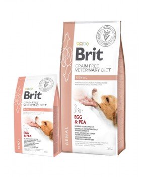 Brit GF VetDiets Dog Renal при нирковій недостатності з яйцем, горохом і гречкою