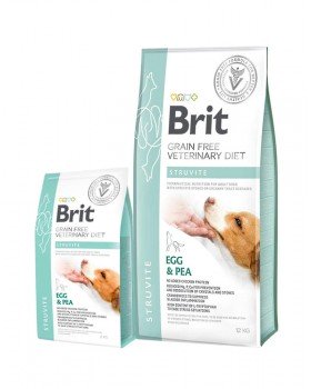 Brit GF VetDiets Dog Struvite при сечокам'яній хворобі з яйцем, індичкою, горохом і гречкою Brit GF VetDiets Dog Struvite при сечокам'яній хворобі з яйцем, індичкою, горохом і гречкою