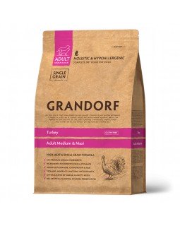 Grandorf DOG Turkey Brown Rice Adult Breeds - Сухий корм для дорослих собак всіх порід з індичкою та бурим рисом Grandorf DOG Turkey Brown Rice Adult Breeds - Сухий корм для дорослих собак всіх порід з індичкою та бурим рисом