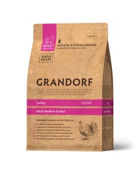 Grandorf DOG Turkey Brown Rice Adult Breeds  - Сухий корм для дорослих собак всіх порід з індичкою та бурим рисом