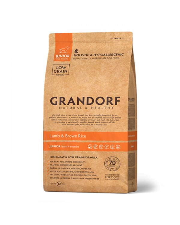 Grandorf Lamb and Brown Rice Junior - Грандорф Сухий корм з ягням та бурим рисом для юніорів