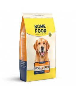 Home Food для дорослих собак великих порід з лососем та індичкою Home Food для дорослих собак великих порід з лососем та індичкою