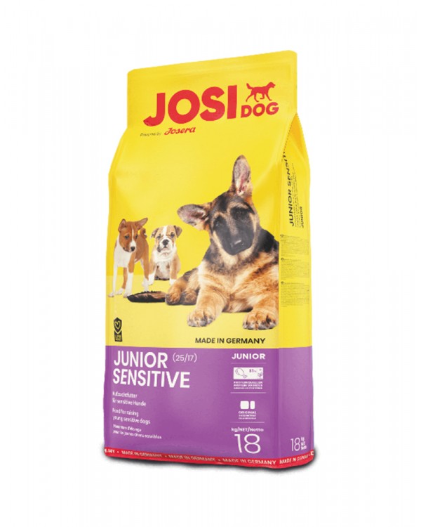 Josera JosiDog Junior Sensitive корм для цуценят з чутливим травленням Josera JosiDog Junior Sensitive корм для цуценят з чутливим травленням