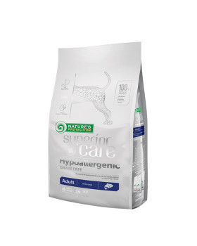 Nature's Protection Superior Care Hypoallergenic Grain Free сухий гіпоалергенний корм з лососем для дорослих собак усіх порід