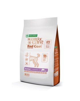 Nature's Protection Superior Care Dog Red Coat Grain Free сухий гіпоалергенний корм з лососем для цуценят та юніорів собак малих порід з рудою шерстю Nature's Protection Superior Care Dog Red Coat Grain Free сухий гіпоалергенний корм з лососем для цуценят та юніорів собак малих порід з рудою шерстю