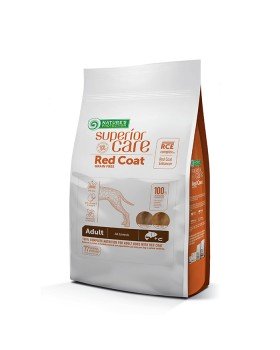 Nature's Protection Superior Care Red Coat Grain Free сухий гіпоалергенний корм з лососем для дорослих собак усіх порід з рудою шерстю