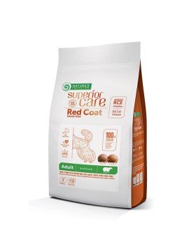 Nature's Protection Superior Care Dog Red Coat Grain Free сухий гіпоалергенний корм з ягням для собак дрібних та міні порід з рудою шерстю