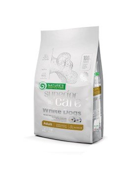 Nature's Protection Superior Care Sensitive Skin & Stomach сухий гіпоалергенний корм з ягням для дорослих собак дрібних порід з білою шерстю Nature's Protection Superior Care Sensitive Skin & Stomach сухий гіпоалергенний корм з ягням для дорослих собак дрібних порід з білою шерстю