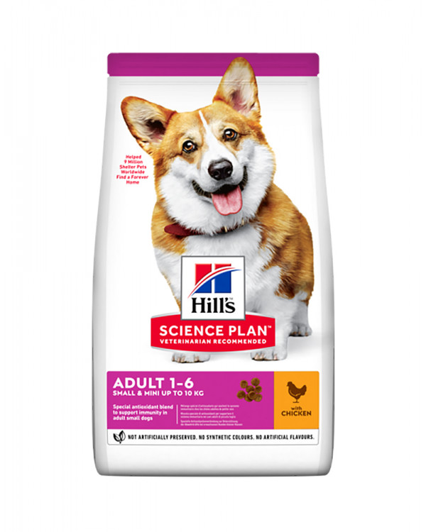 Hill's Science Plan Adult Small & Miniature корм для собак маленьких і мініатюрних порід з куркою