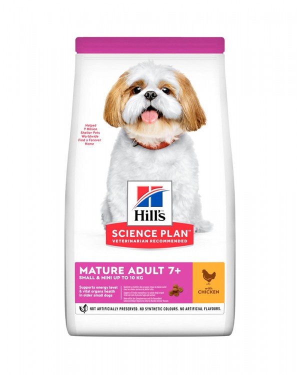 Hill's Science Plan Mature Adult 7+ Active Longevity корм для собак маленьких порід з куркою