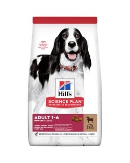 Hill's Science Plan Adult корм для собак середніх порід з ягням і рисом Hill's Science Plan Adult корм для собак середніх порід з ягням і рисом