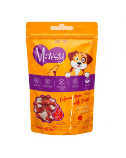 Mavsy Calcium Bone with Duck for dogs Ласощі для собак качина ніжка з кальцієм