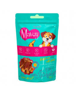 Mavsy Rabbit Ears with Lamb for dogs Ласощі для собак кролячі вушка з м'ясом ягняти