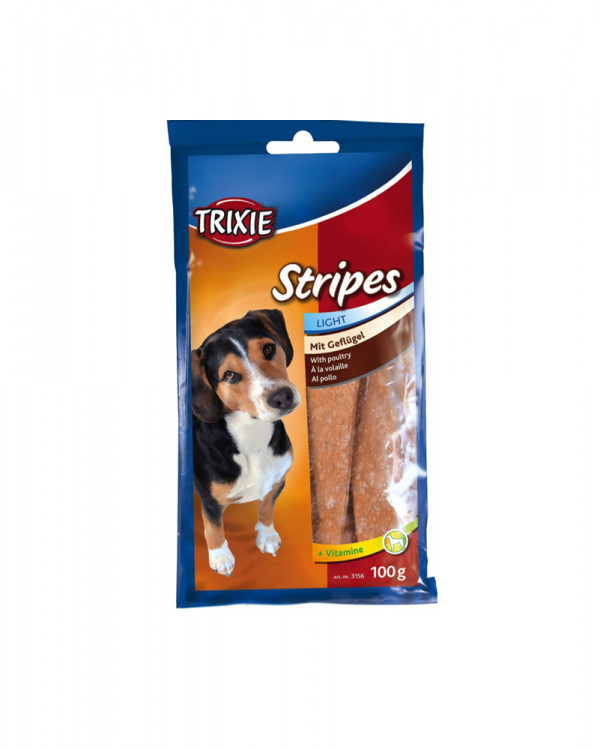 Trixie Stripes Light - ласощі для собак зі смаком птиці