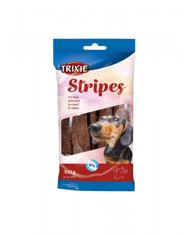 Trixie Stripes Light - ласощі для собак зі смаком яловичини Trixie Stripes Light - ласощі для собак зі смаком яловичини