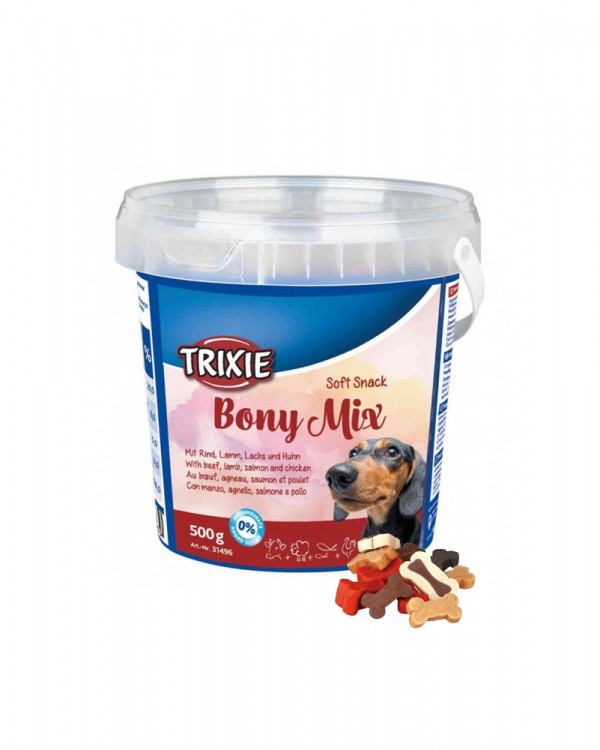 Trixie Bony Mix - ласощі для собак ( відро 500г.) Trixie Bony Mix - ласощі для собак ( відро 500г.)