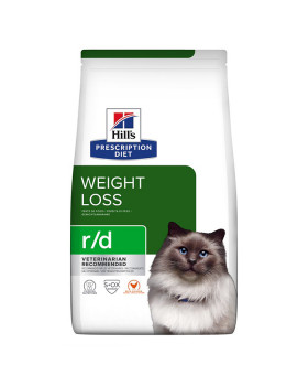 Hill's Prescription Diet r/d Weight Reduction корм для кішок з куркою