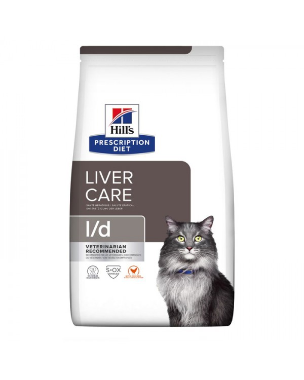 Hill's Prescription Diet L/D Liver Care корм для кішок з куркою