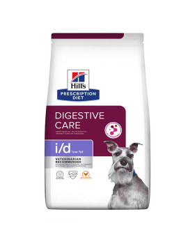 Hill's Prescription Diet i/d Low Fat Digestive Care корм для собак з куркою
