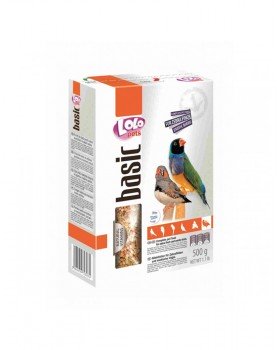 Lolo Pets Полнорационный корм для зебровой амадины и экзотических птиц Lolo Pets Полнорационный корм для зебровой амадины и экзотических птиц