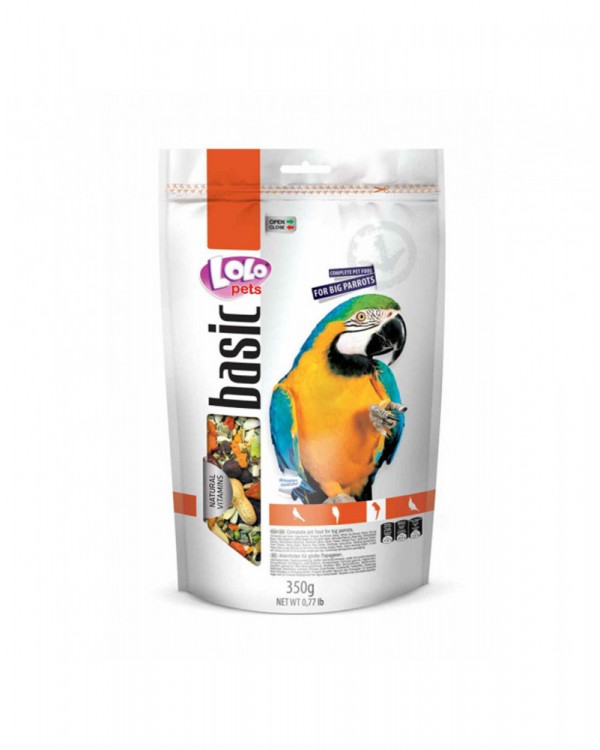 Lolo Pets Doypack Полнорационный корм для крупных попугаев Lolo Pets Doypack Полнорационный корм для крупных попугаев