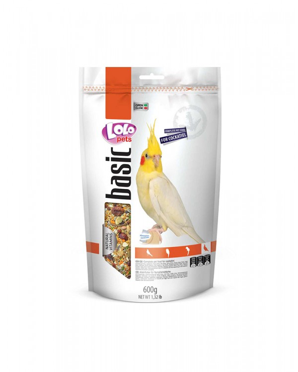 Lolo Pets Doypack Полнорационный корм для нимф и средних попугаев Lolo Pets Doypack Полнорационный корм для нимф и средних попугаев