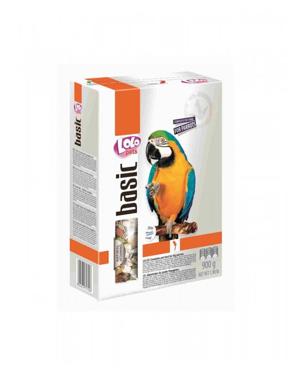Lolo Pets Полнорационный корм для крупных попугаев Lolo Pets Полнорационный корм для крупных попугаев